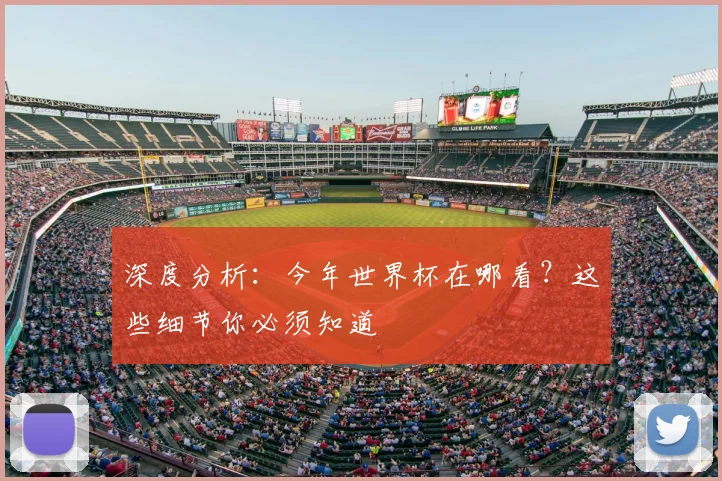深度分析：今年世界杯在哪看？这些细节你必须知道